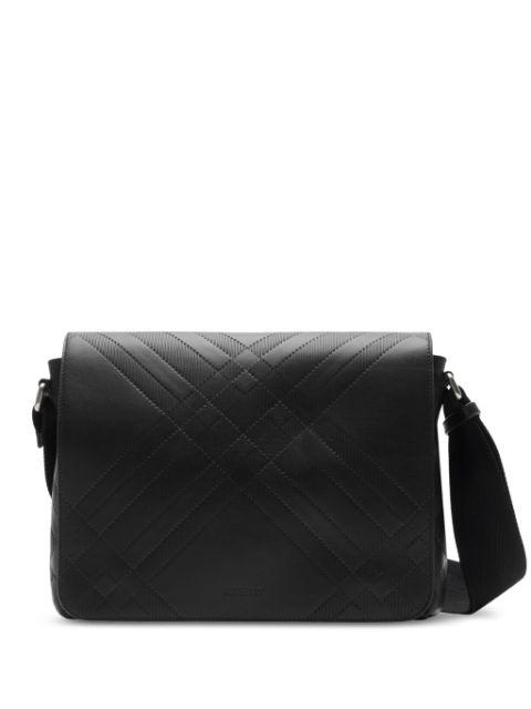 Check messenger bag by BURBERRY