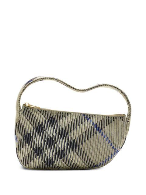 Check mini knitted bag by BURBERRY