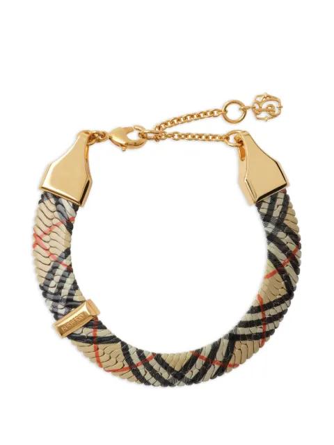 Check-print bracelet by BURBERRY