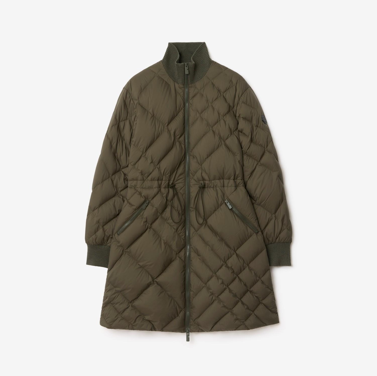 Check-stitch Nylon Danesbury Puffer Coat by BURBERRY