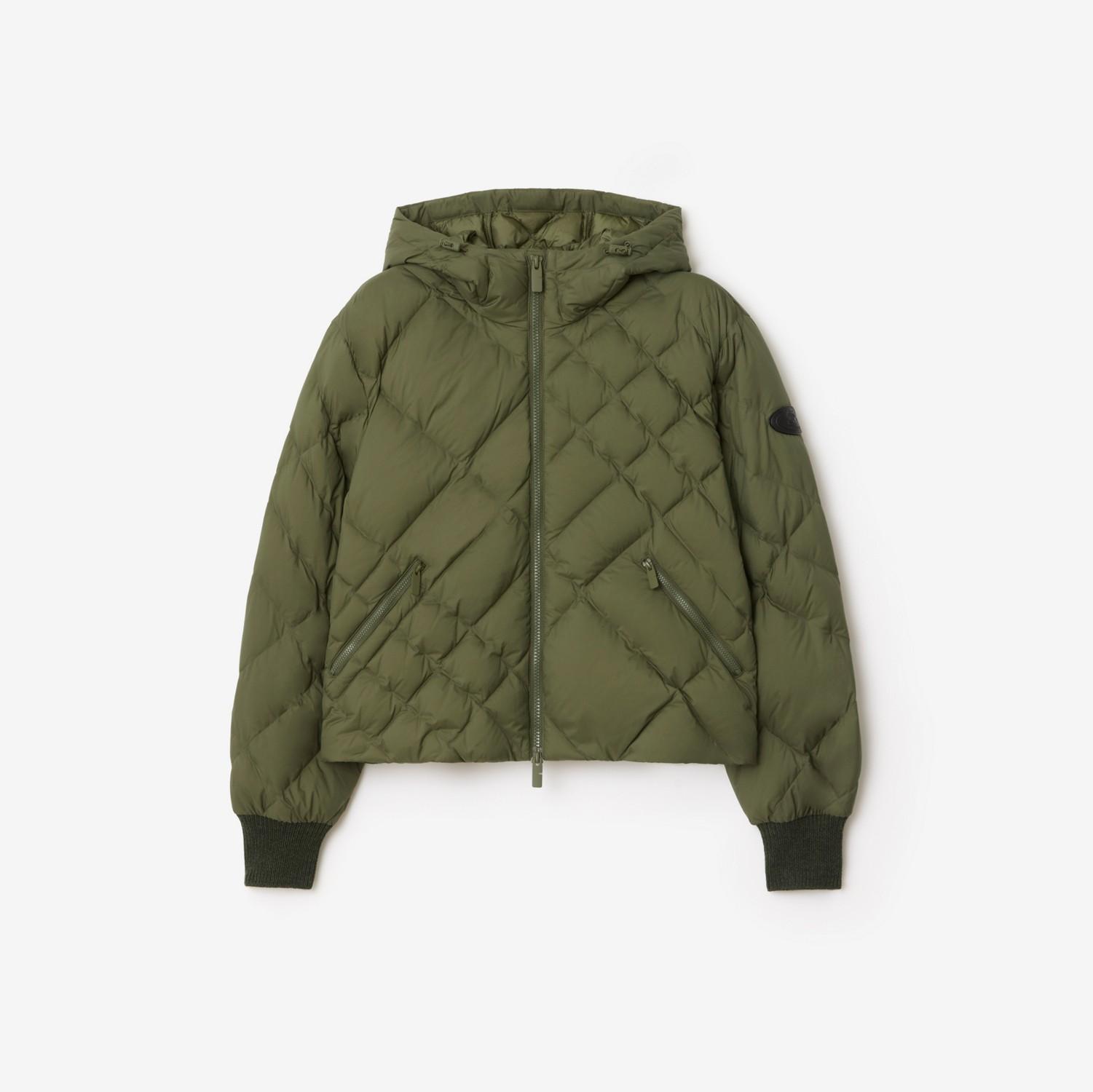 Check-stitch Nylon Delley Puffer Jacket by BURBERRY