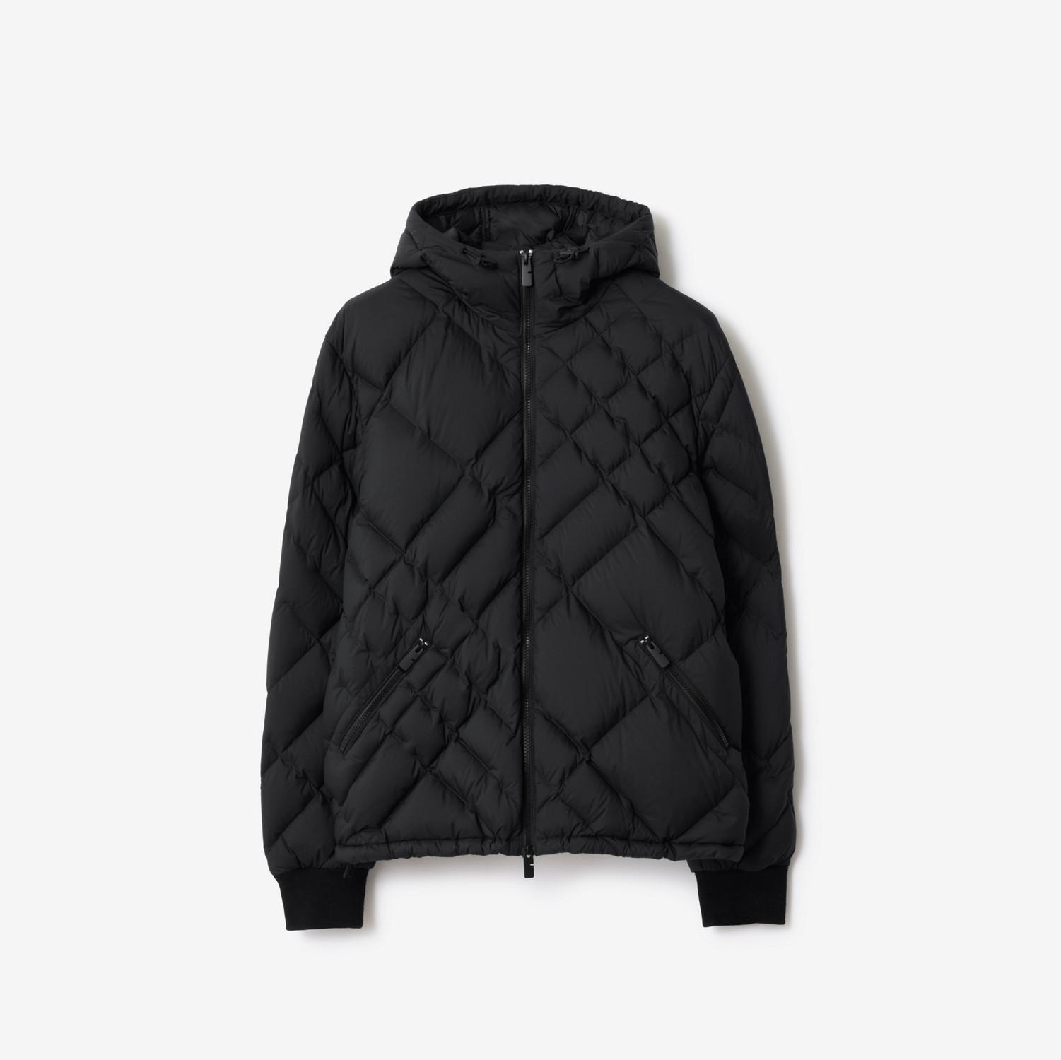 Check-stitch Nylon Doversgreen Puffer Jacket by BURBERRY