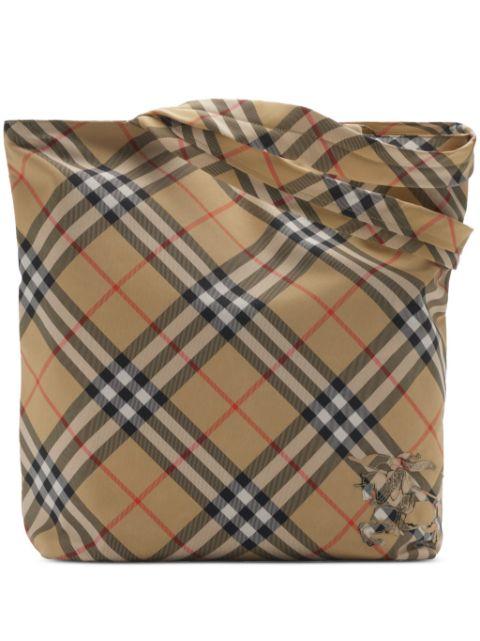 Check tote bag by BURBERRY