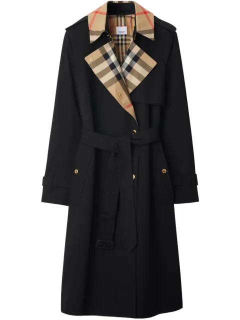 Check trench coat by BURBERRY