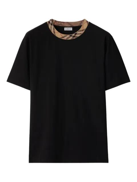 Check-trim T-shirt by BURBERRY