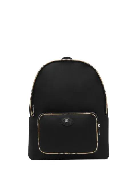 Check-trim backpack by BURBERRY