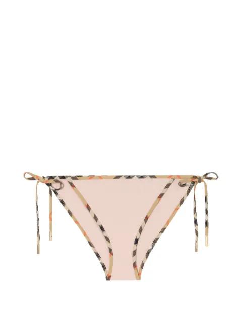 Check trim bikini briefs by BURBERRY