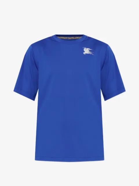Check trim jersey T-shirt by BURBERRY