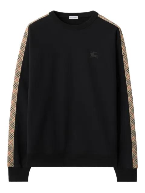 Check trim sweatshirt by BURBERRY