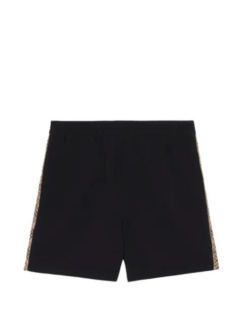 Check trim swim shorts by BURBERRY
