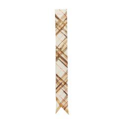 Check ultra-fine silk scarf by BURBERRY