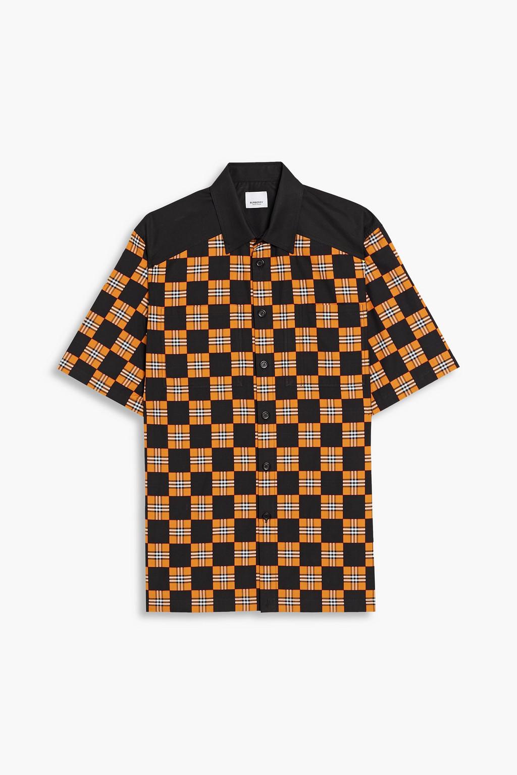 Checked cotton-jacquard shirt by BURBERRY