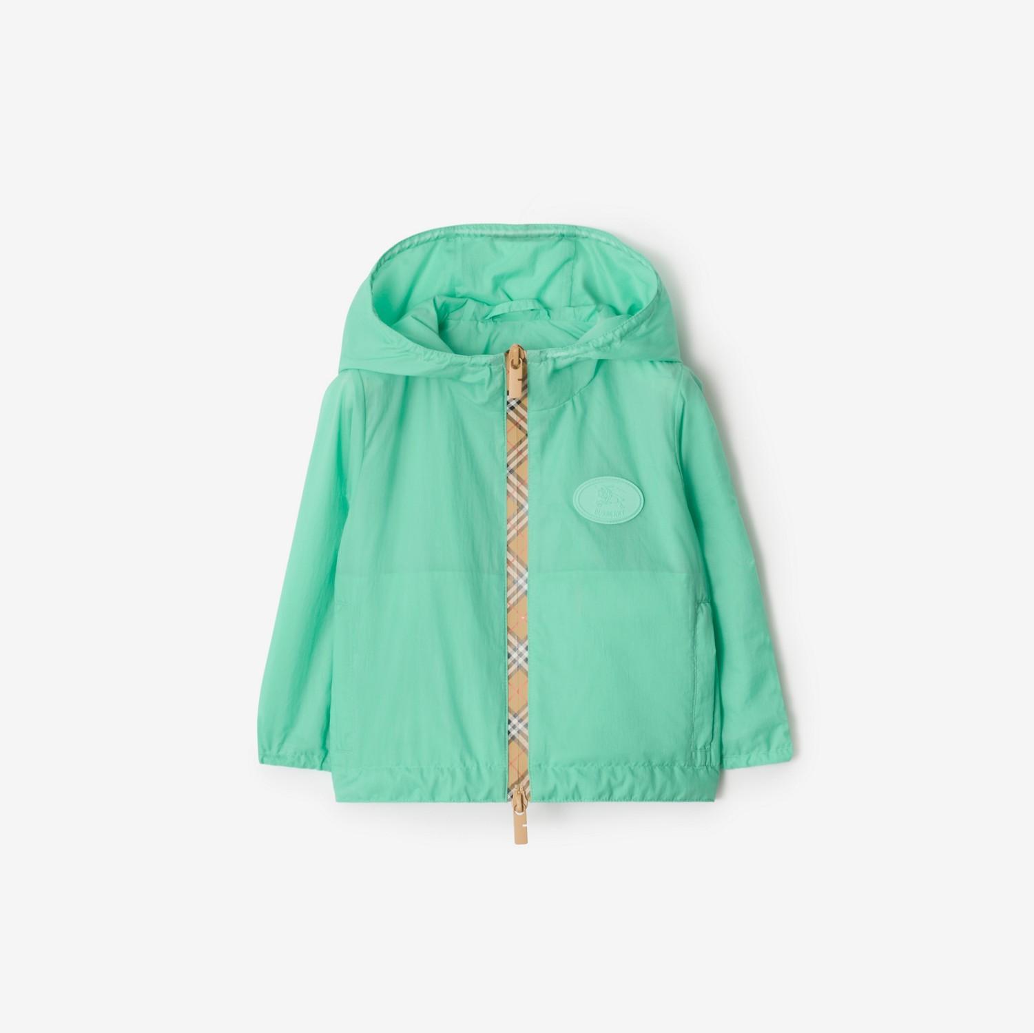 Checker-tape Nylon Hooded Jacket by BURBERRY