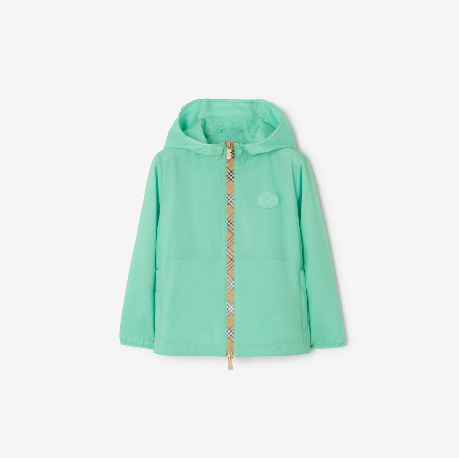 Checker-tape Nylon Hooded Jacket by BURBERRY