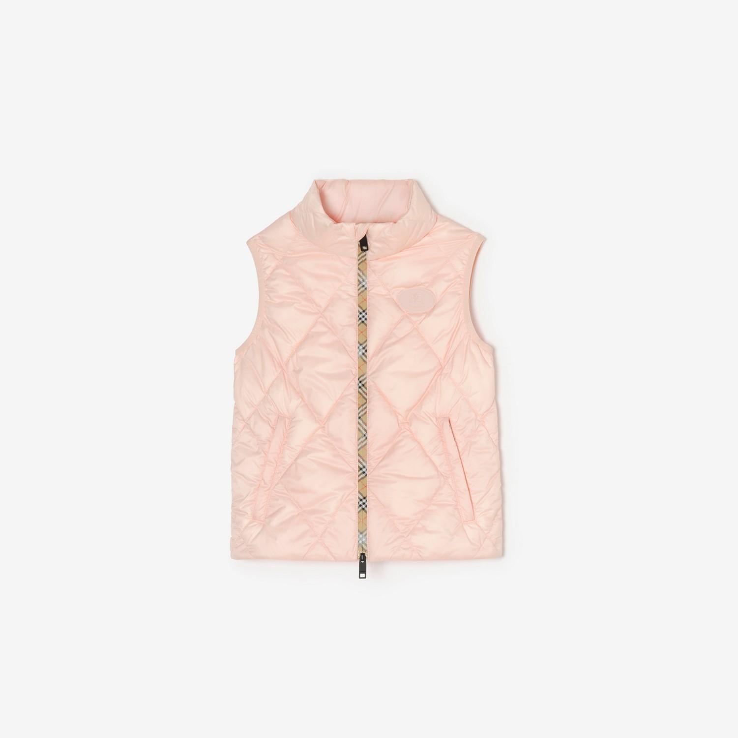 Checker-tape Quilted Nylon Gilet by BURBERRY