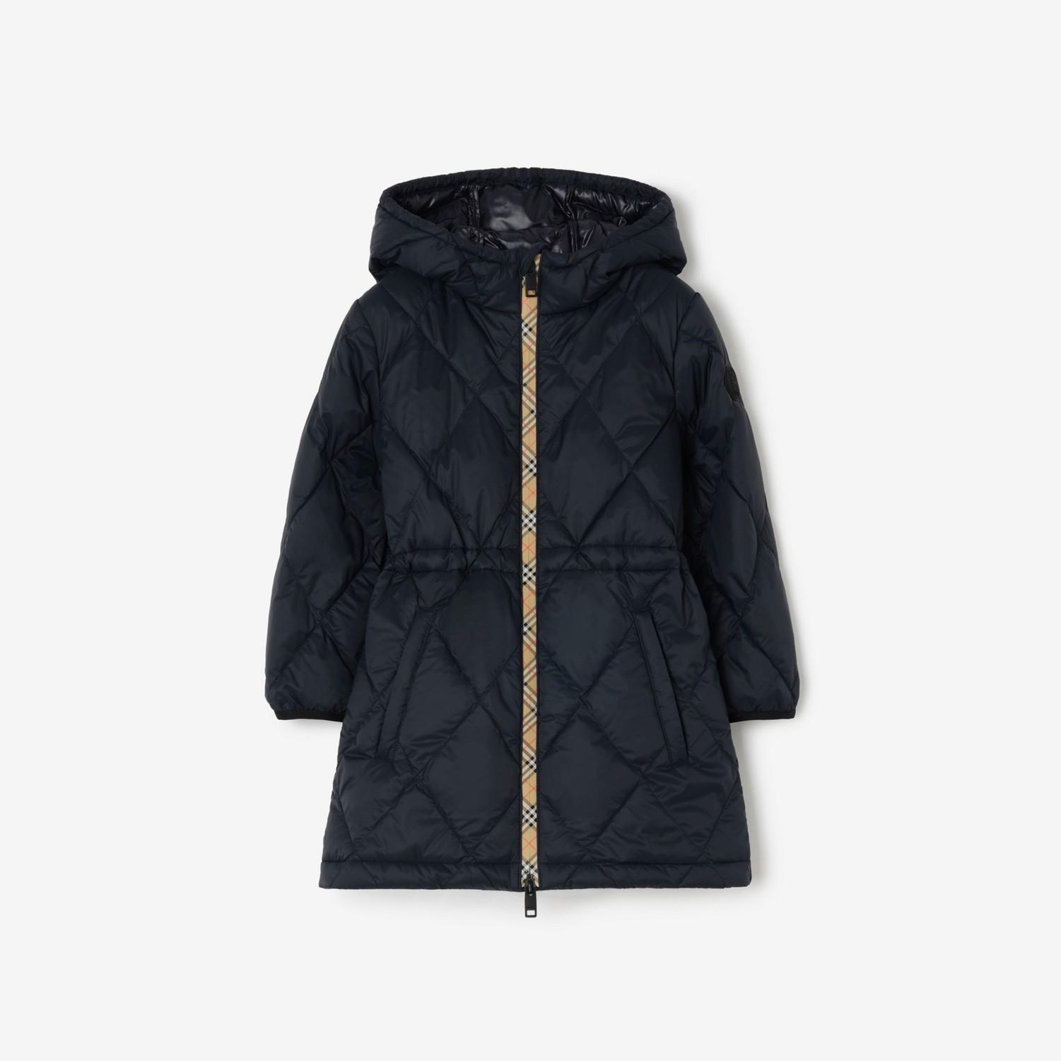 Checker-tape Quilted Nylon Hooded Coat by BURBERRY