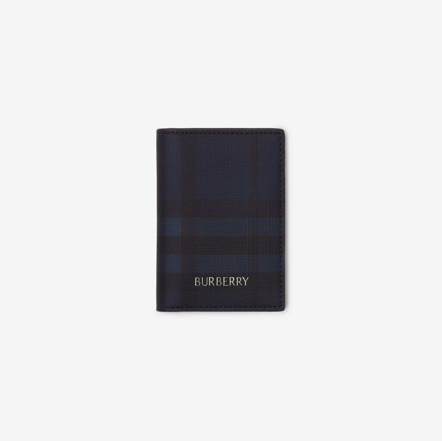 City Check Folding Card Case by BURBERRY