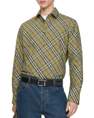Classic Fit Check Cotton Shirt by BURBERRY