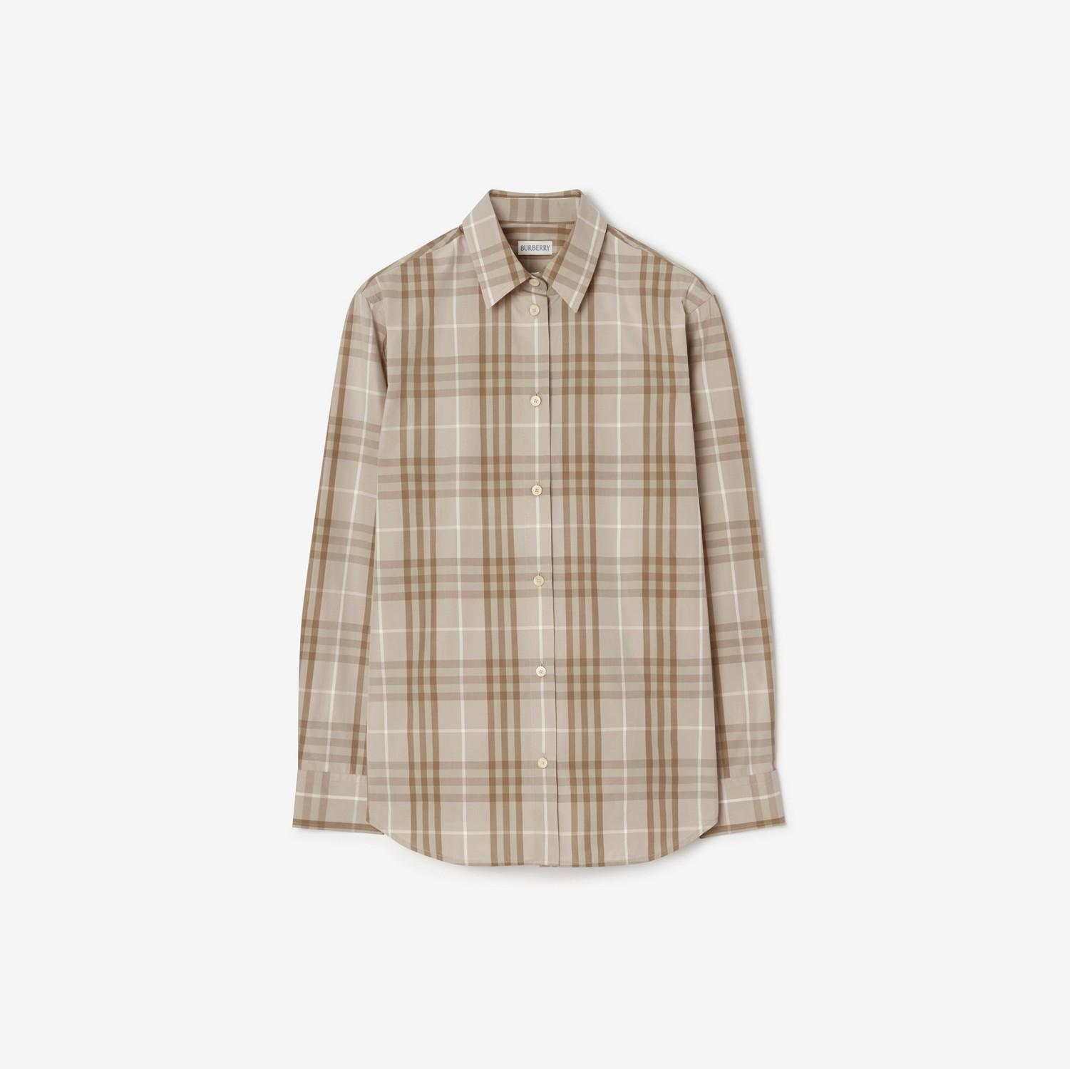 Classic Fit Check Cotton Shirt by BURBERRY