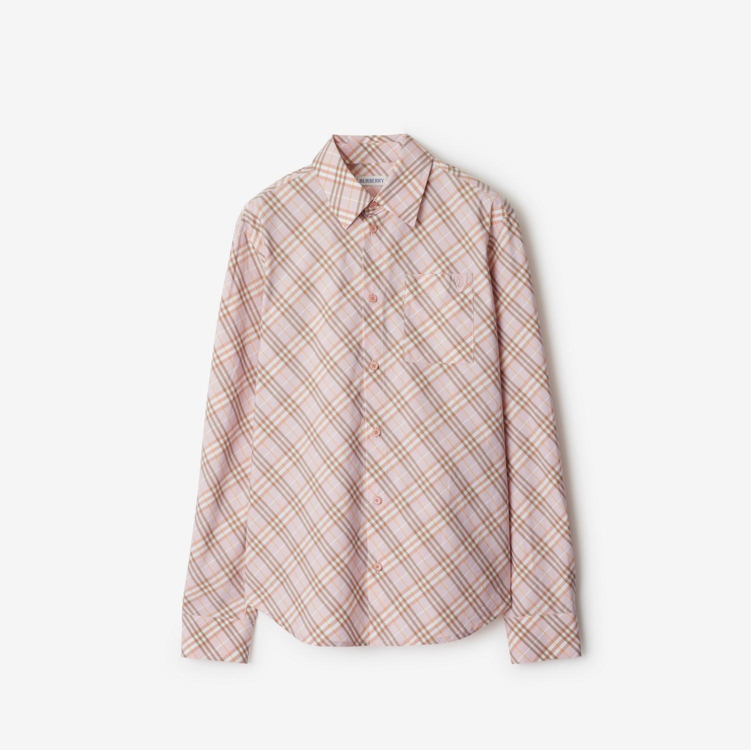 Classic Fit Check Cotton Shirt by BURBERRY