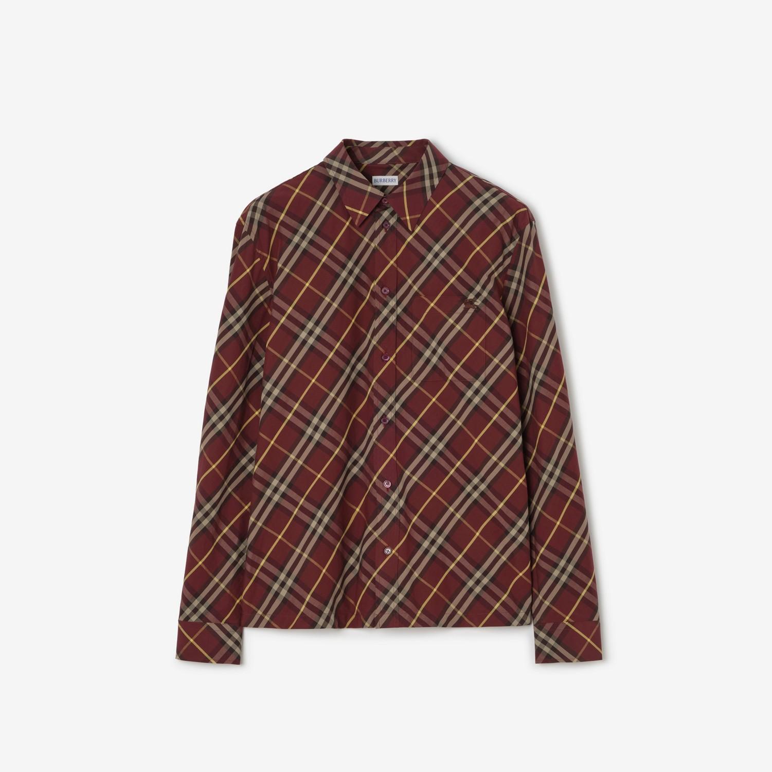 Classic Fit Check Cotton Shirt by BURBERRY