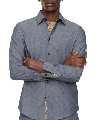 Classic Fit Cotton Blend Shirt by BURBERRY