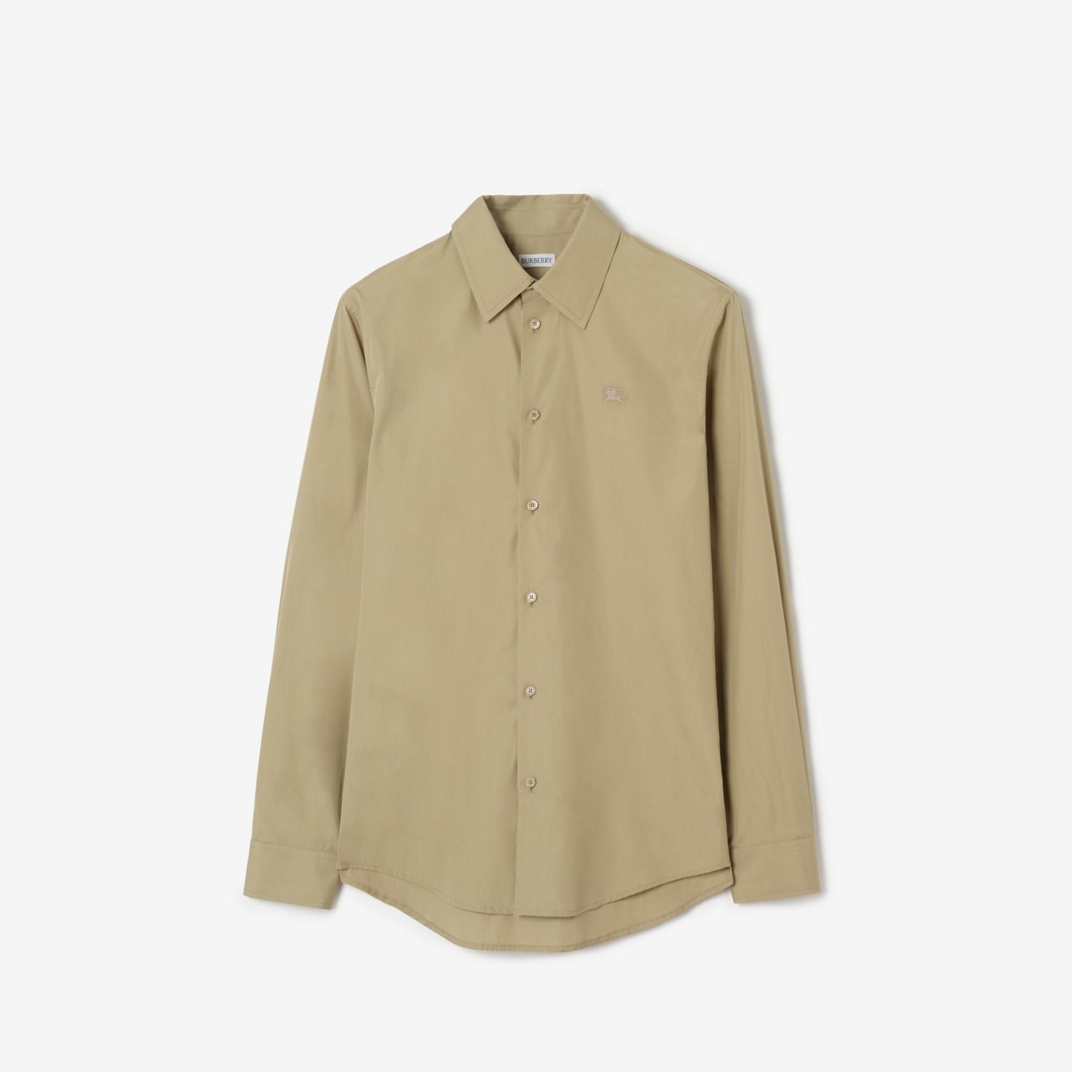 Classic Fit Cotton Poplin Shirt by BURBERRY