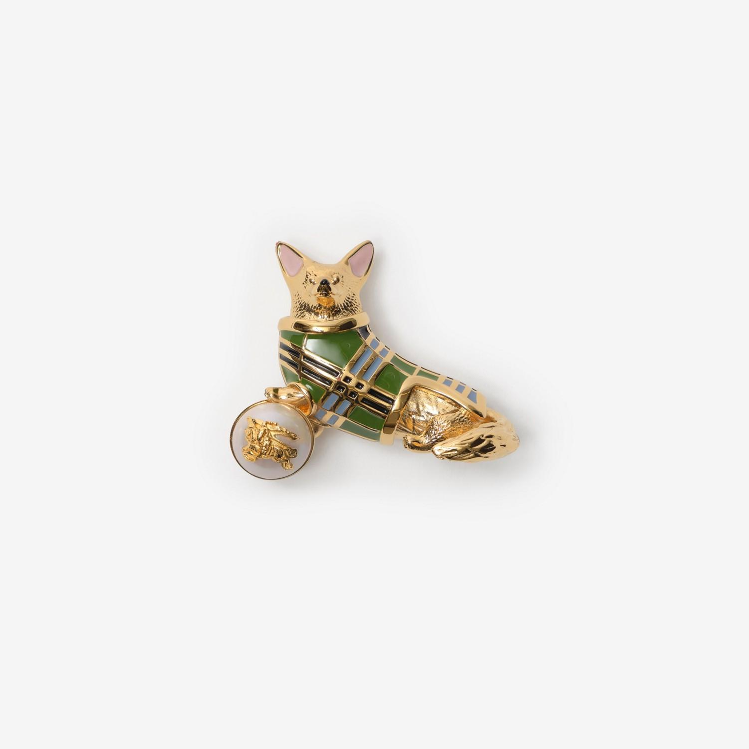 Corgi Brooch by BURBERRY