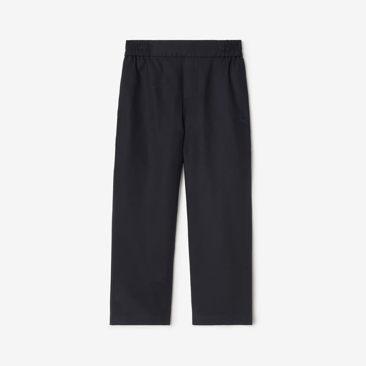 Cotton Blend Trousers by BURBERRY