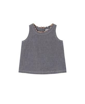 Cotton Chambray Top - Little Kid by BURBERRY
