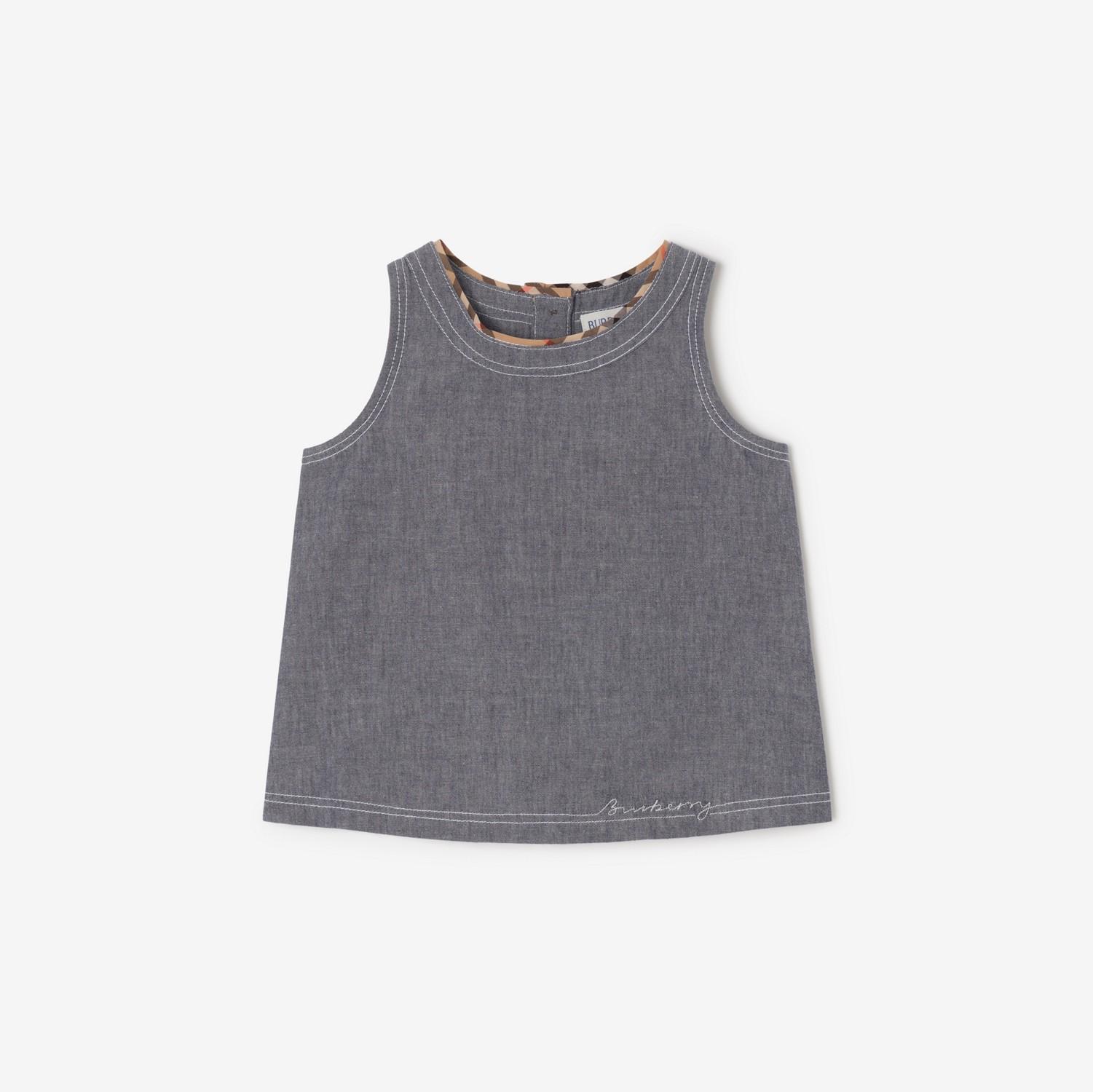 Cotton Chambray Top by BURBERRY