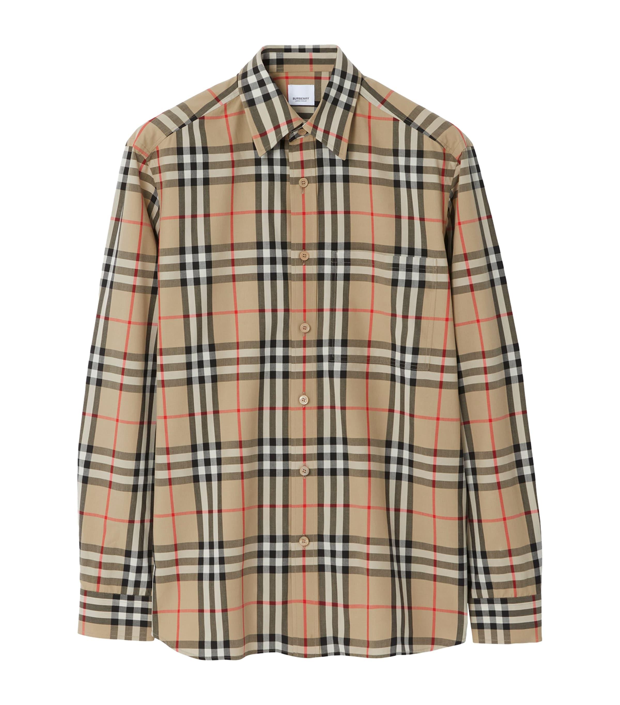 Cotton Check Shirt by BURBERRY
