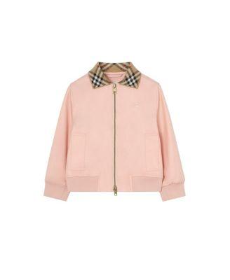 Cotton Hayfield Harrington Jacket - Little Kid by BURBERRY