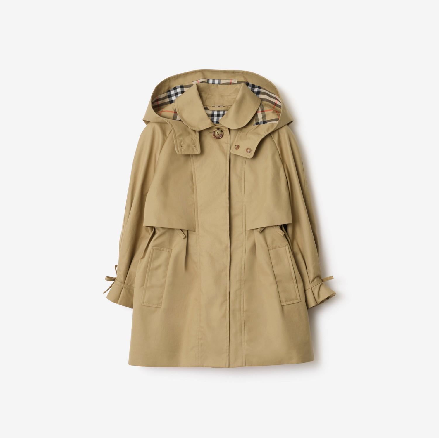 Cotton Hooded Trench Coat by BURBERRY