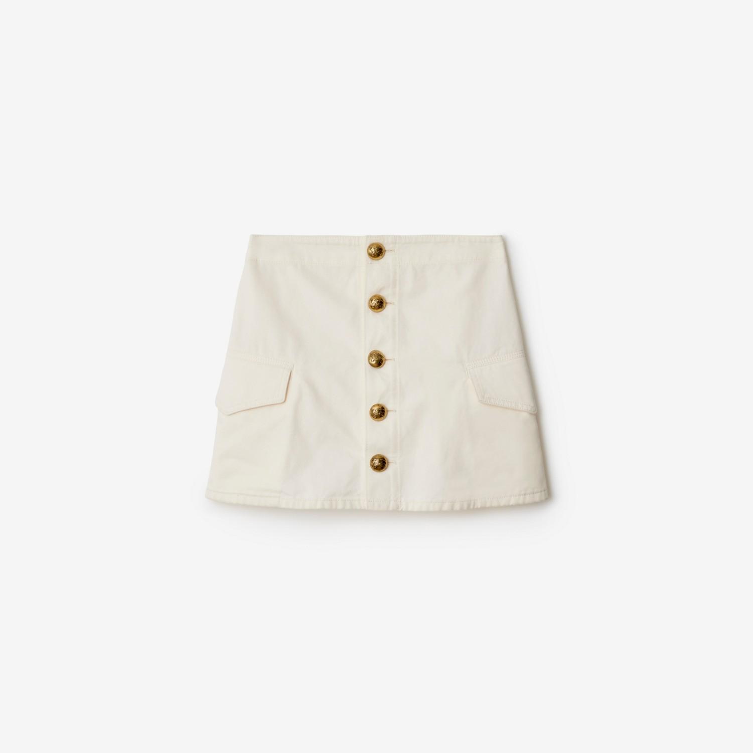 Cotton Mini Skirt by BURBERRY