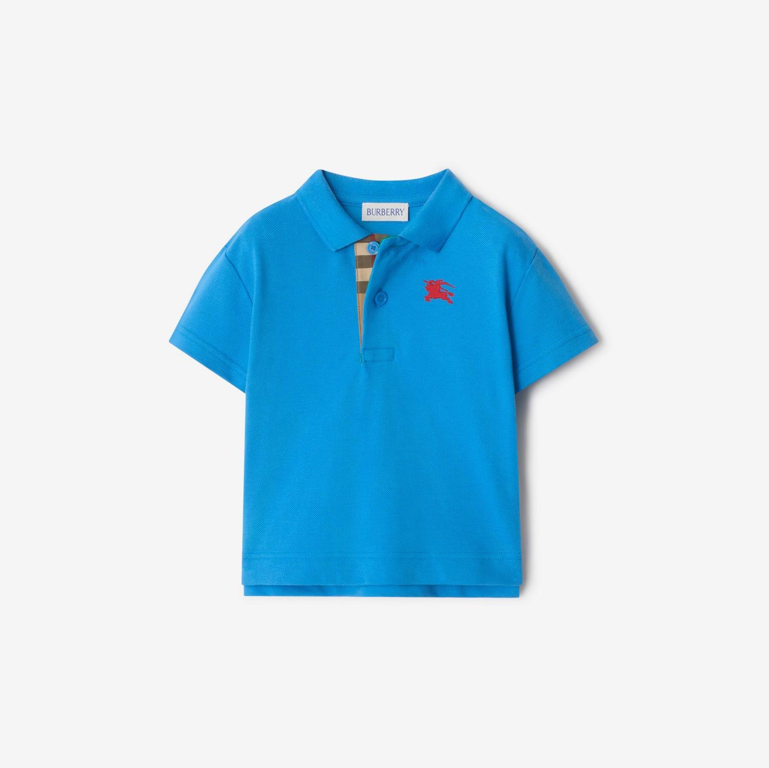 Cotton Piqué Polo Shirt by BURBERRY