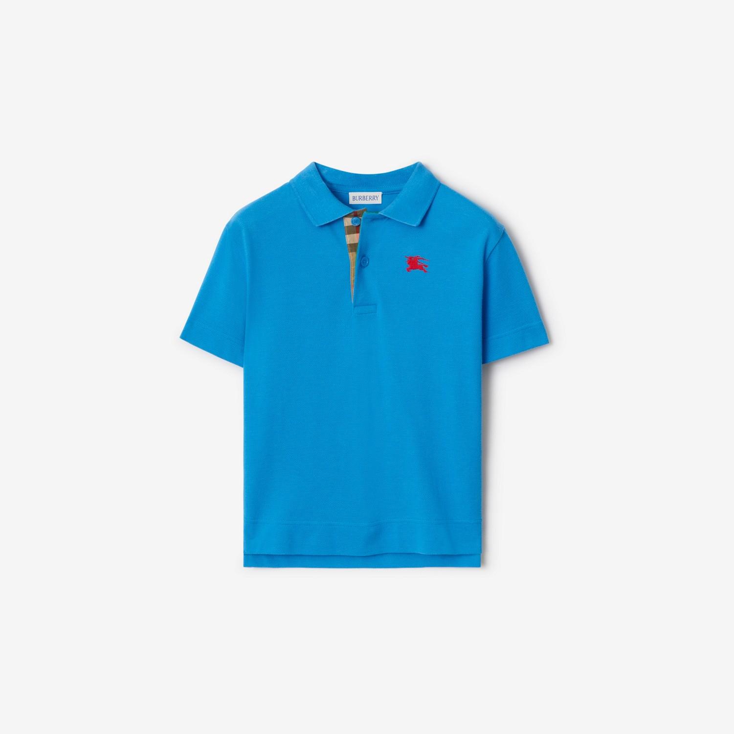 Cotton Piqué Polo Shirt by BURBERRY