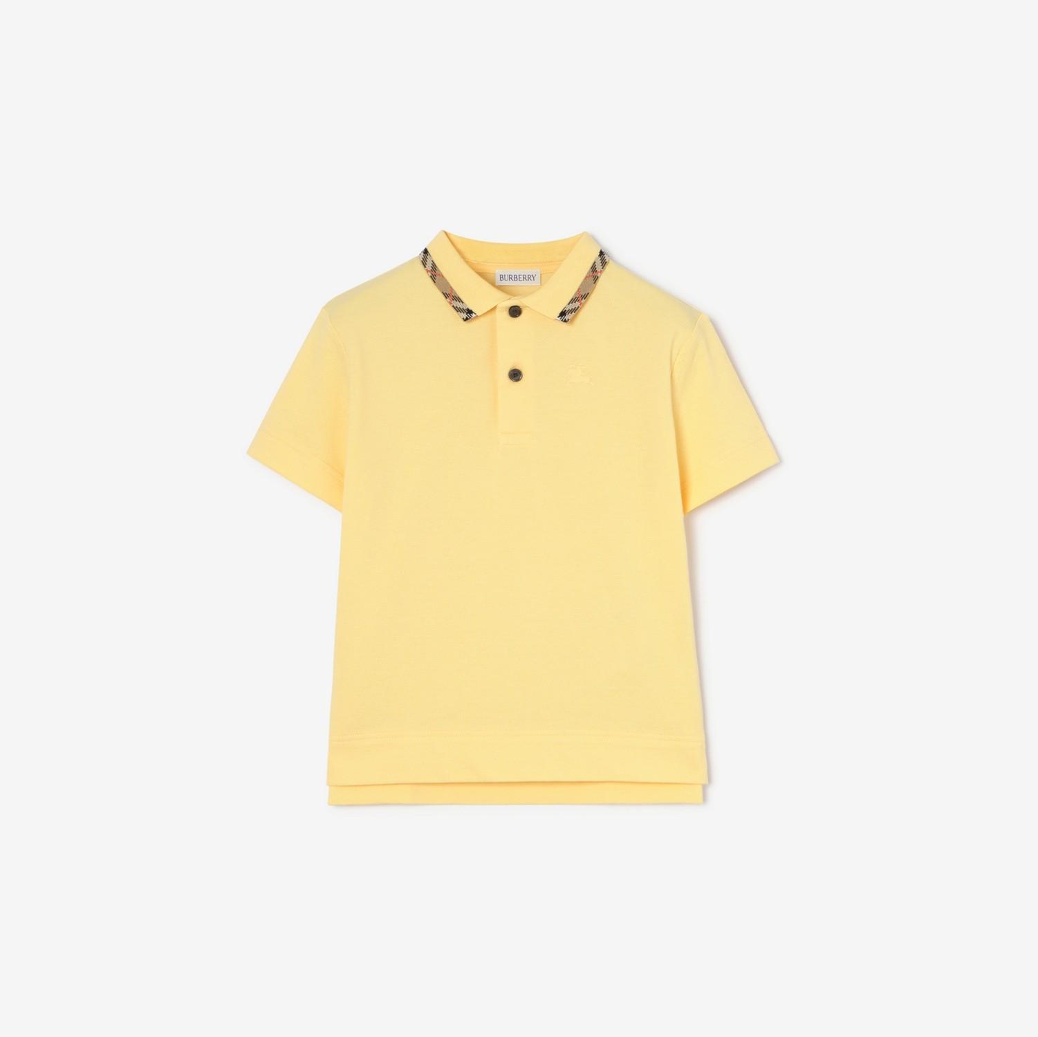 Cotton Pique Polo Shirt by BURBERRY