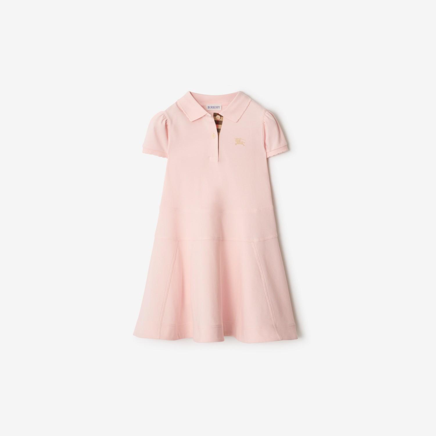 Cotton Polo Shirt Dress by BURBERRY