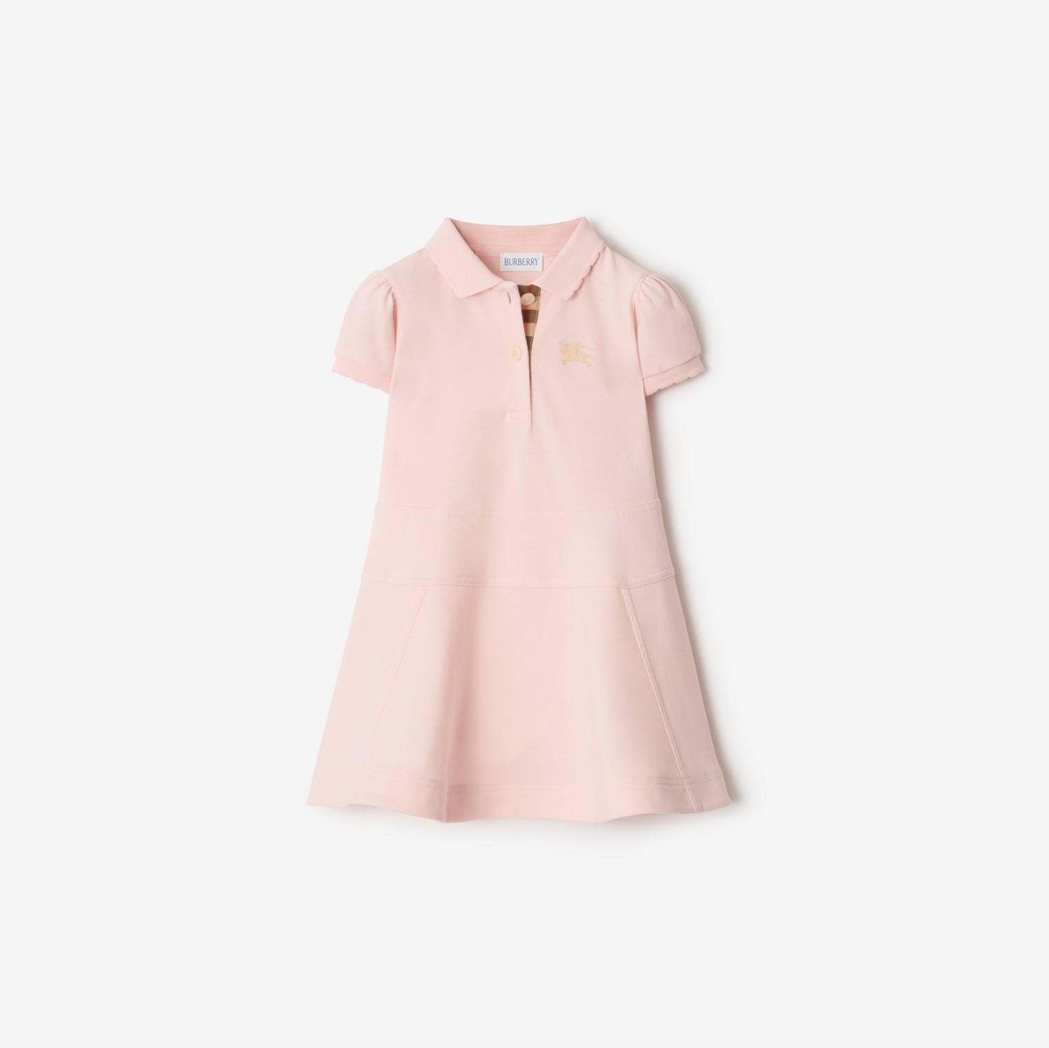 Cotton Polo Shirt Dress by BURBERRY