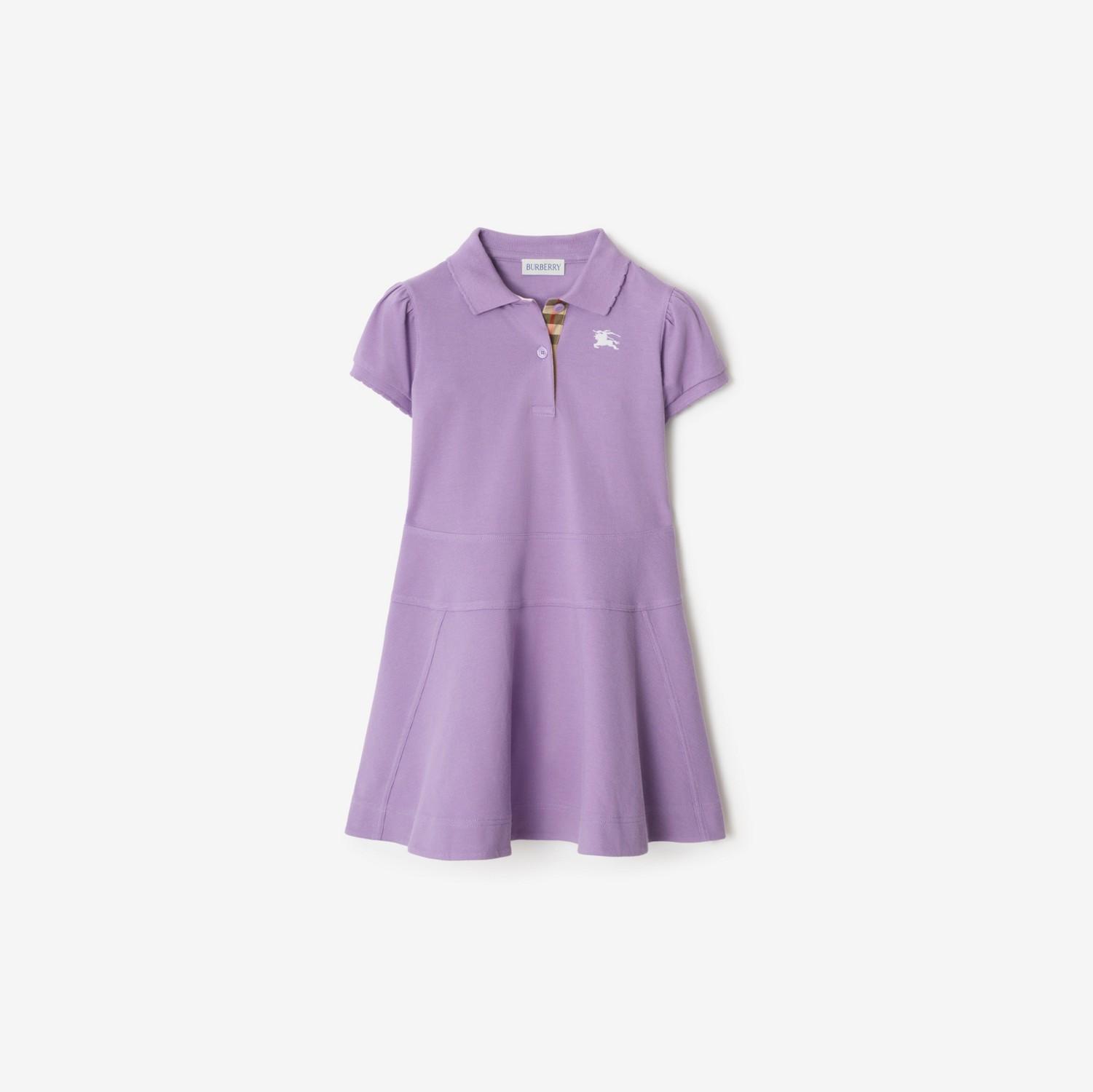 Cotton Polo Shirt Dress by BURBERRY