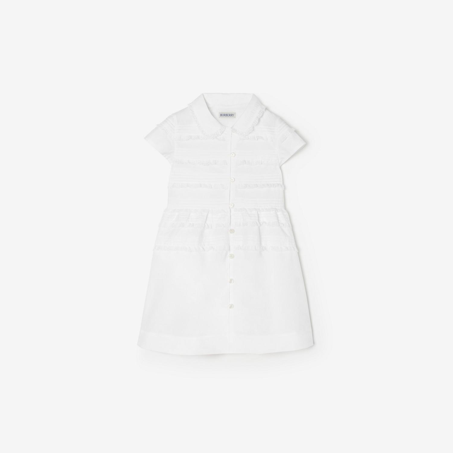 Cotton Poplin Shirt Dress by BURBERRY