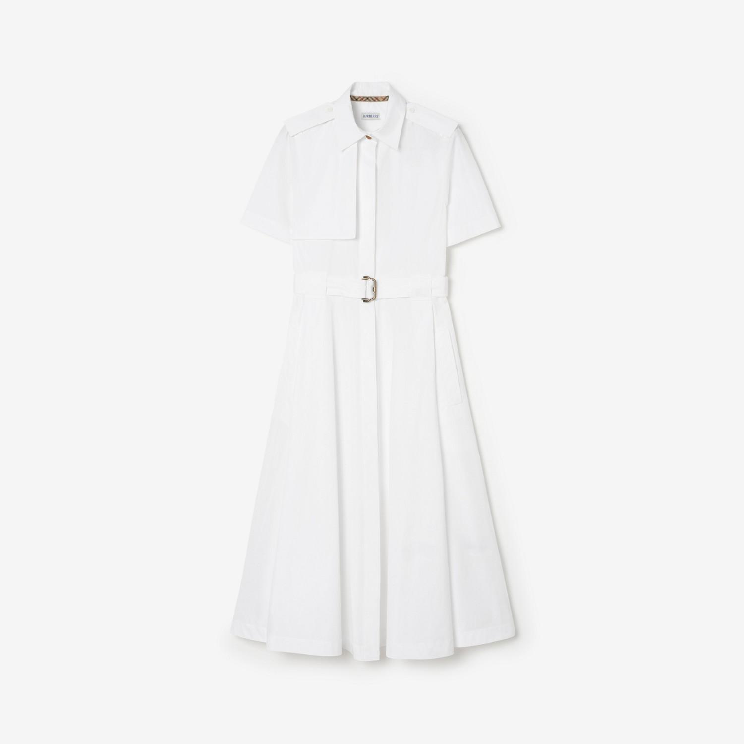 Cotton Poplin Shirt Dress by BURBERRY