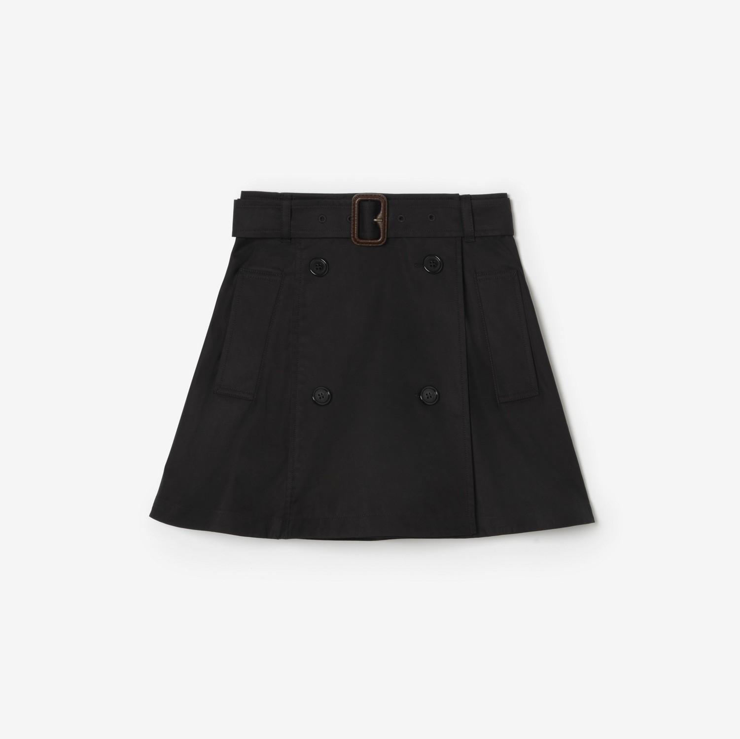 Cotton Trench Skirt by BURBERRY