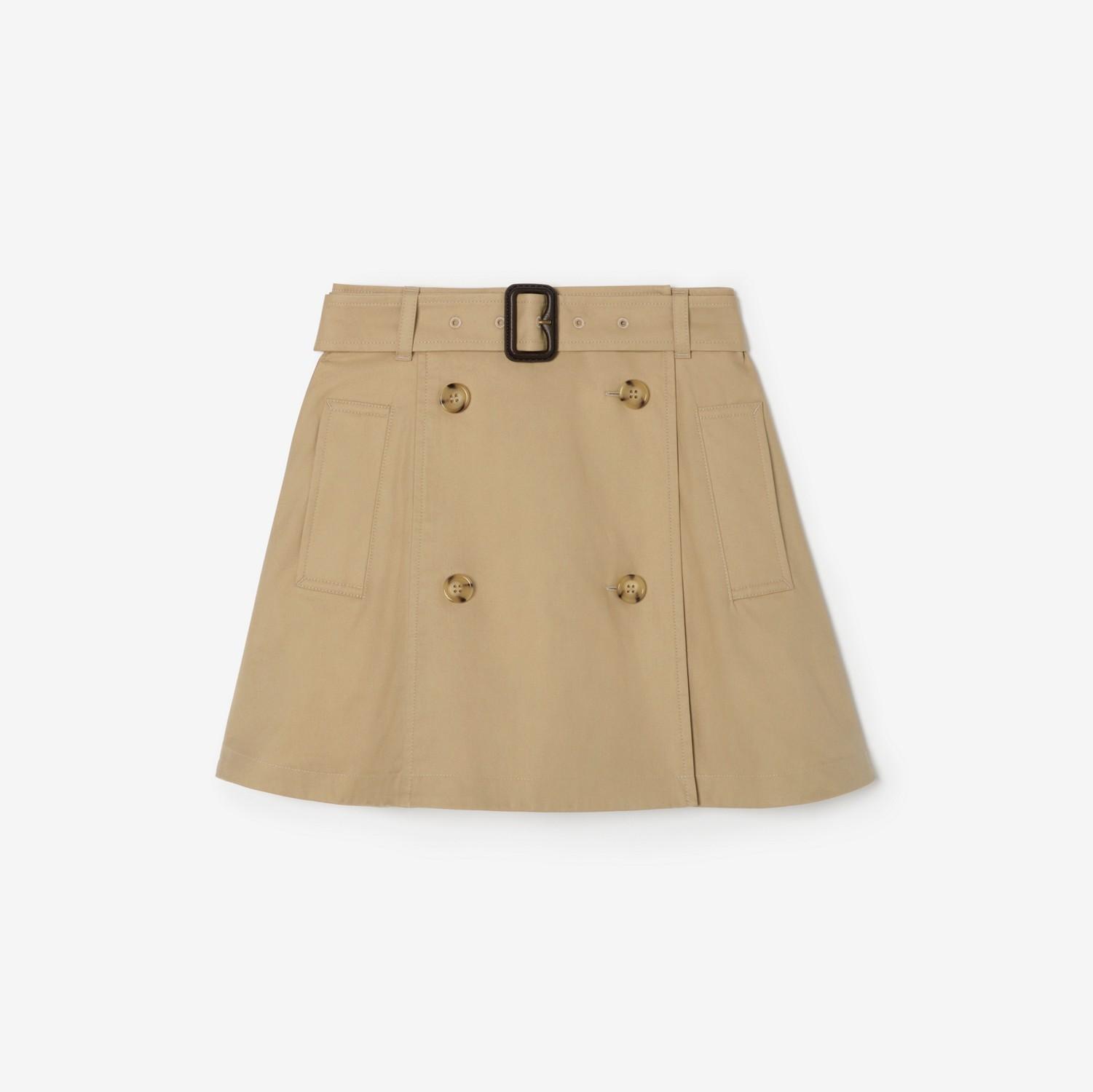 Cotton Trench Skirt by BURBERRY