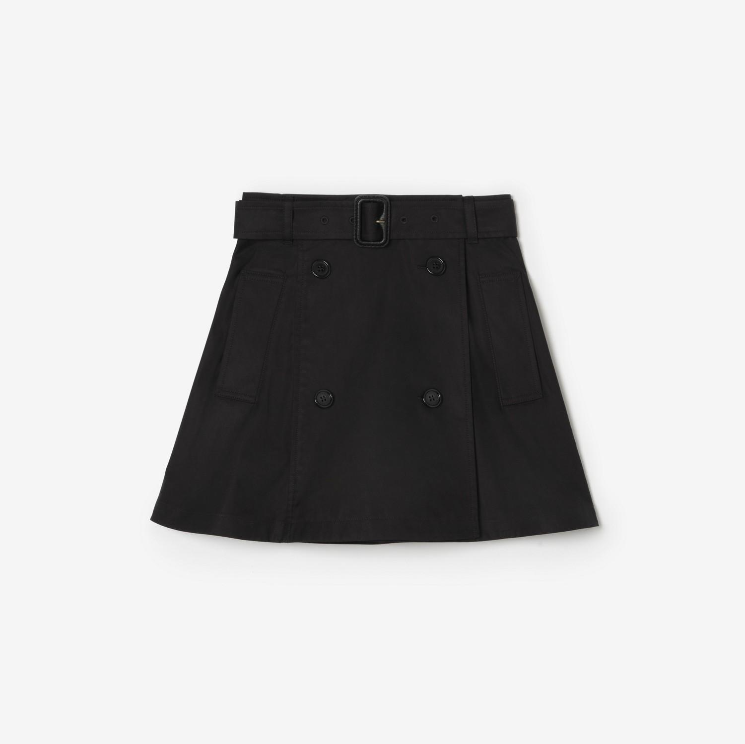 Cotton Trench Skirt by BURBERRY