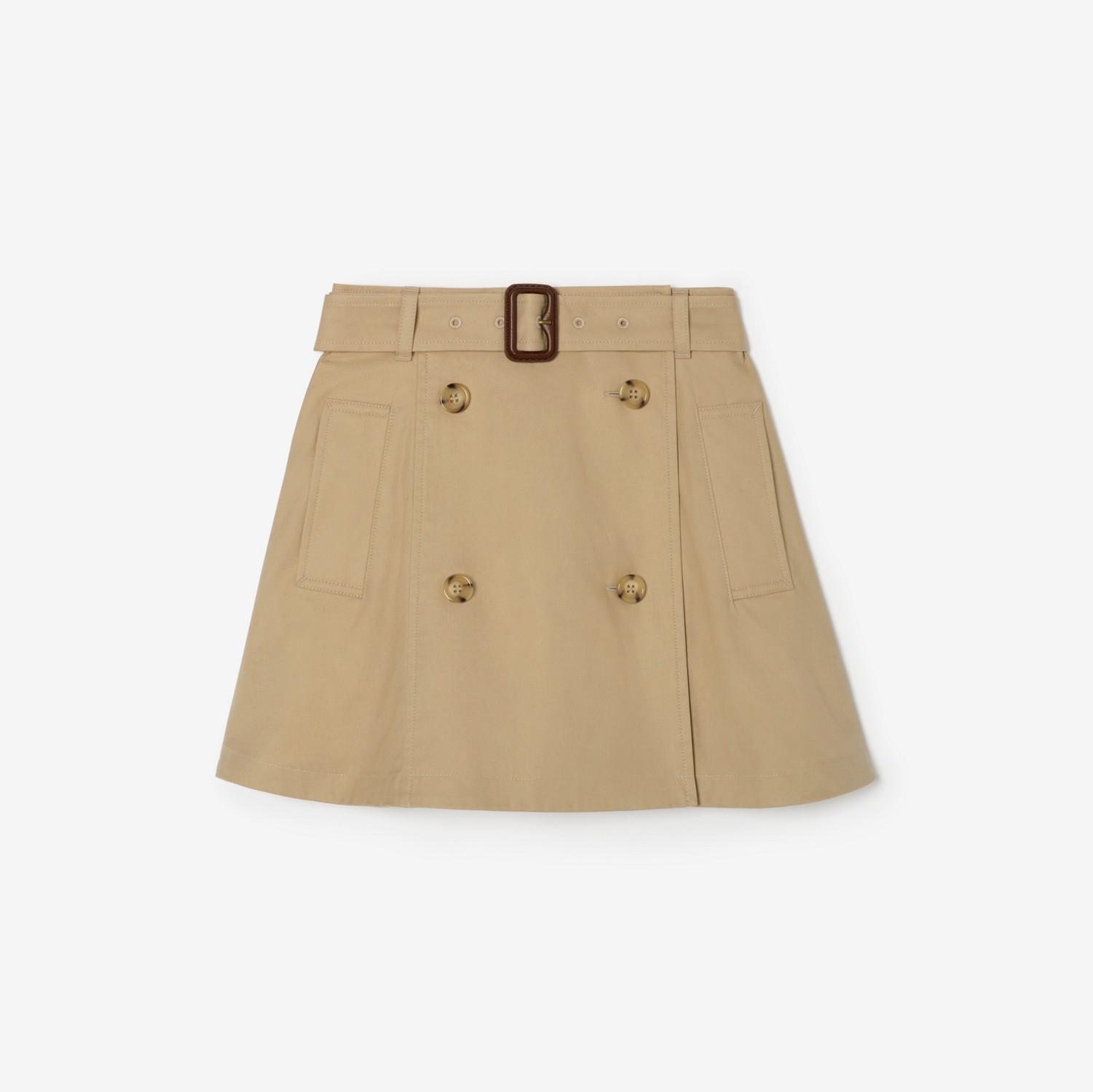 Cotton Trench Skirt by BURBERRY