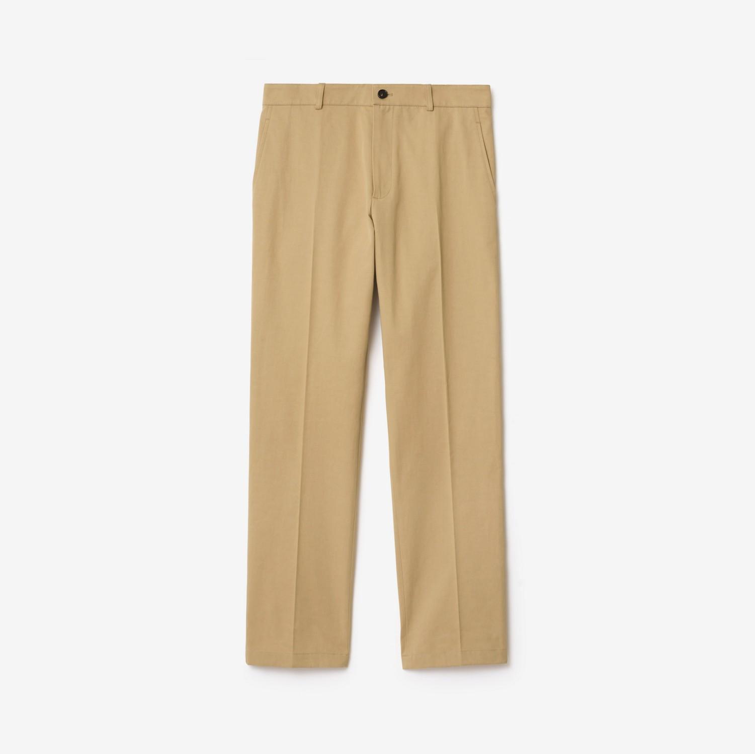 Cotton Twill Chinos by BURBERRY