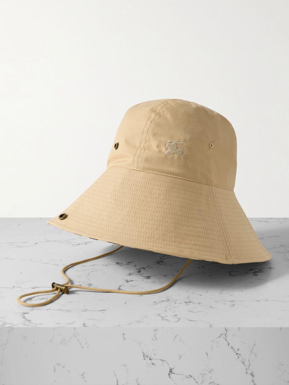 Cotton-gabardine bucket hat by BURBERRY