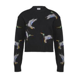 Cotton sweater with duck motif by BURBERRY